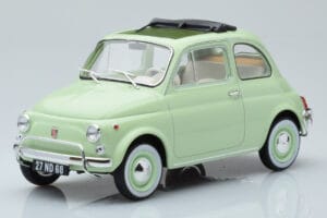 Fiat 500 L Lichtgroen Norev 1:18 187773 Metaal