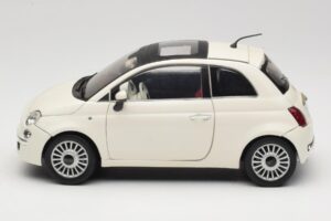 Fiat 500 Wit Mondo Motors 1:18 500291 Metaal — afbeelding 4 van 8