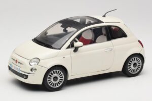Fiat 500 Wit Mondo Motors 1:18 500291 Metaal