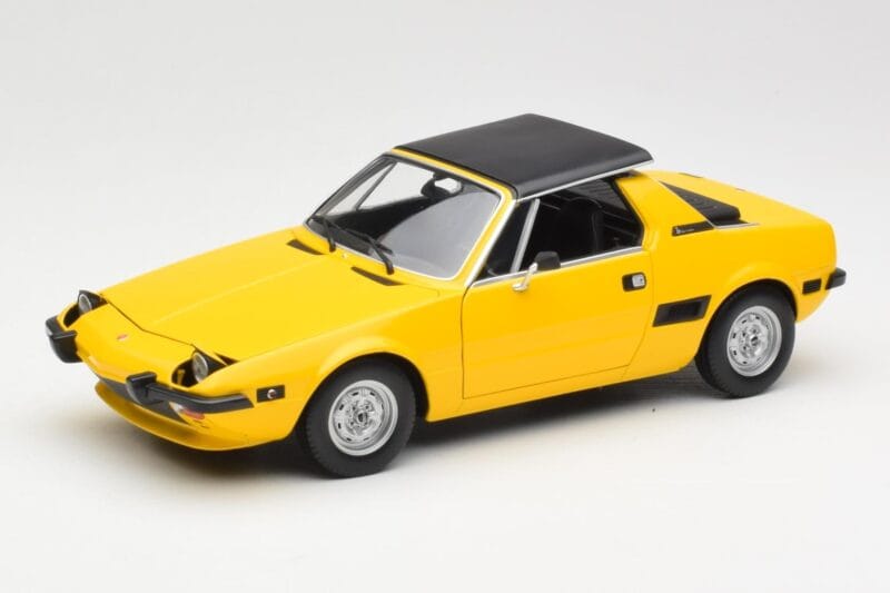 Fiat X1/9 Geel Minichamps 1:18 100121664 Metaal
