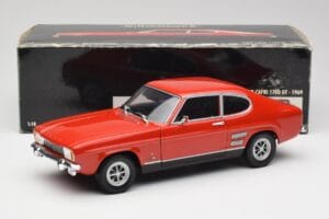 Ford Capri Mk1 1700 GT Rood Minichamps 1:18 180089001 Metaal — afbeelding 8 van 8
