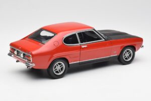 Ford Capri Mk1 2600 RS Rood Zwart Minichamps 1:18 180089071 Metaal — afbeelding 3 van 8