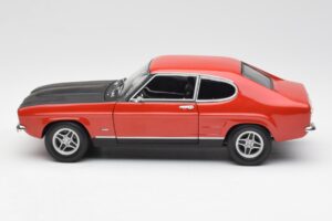 Ford Capri Mk1 2600 RS Rood Zwart Minichamps 1:18 180089071 Metaal — afbeelding 4 van 8