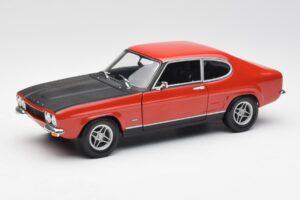 Ford Capri Mk1 2600 RS Rood Zwart Minichamps 1:18 180089071 Metaal