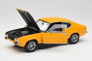 Ford Capri 2600 RS Signal Geel Met Zwart Minichamps 1:18 180089070 Metaal — afbeelding 2 van 8
