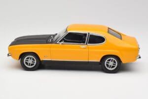 Ford Capri 2600 RS Signal Geel Met Zwart Minichamps 1:18 180089070 Metaal — afbeelding 4 van 8