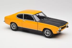Ford Capri 2600 RS Signal Geel Met Zwart Minichamps 1:18 180089070 Metaal — afbeelding 6 van 8