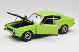 Ford Capri Mk1 RS 2600 Groen & Zwart Minichamps 1:18 150089075 Metaal — afbeelding 2 van 8