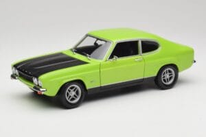 Ford Capri Mk1 RS 2600 Groen & Zwart Minichamps 1:18 150089075 Metaal