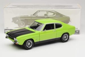 Ford Capri Mk1 RS 2600 Groen & Zwart Minichamps 1:18 150089075 Metaal — afbeelding 8 van 8