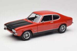 Ford Capri Mk1 RS 2600 Rood & Zwart Minichamps 1:18 150089076 Metaal