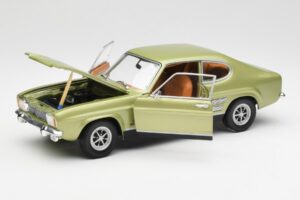 Ford Capri Mk1 Lichtgroen Metallic Minichamps 1:18 18008900 Metaal — afbeelding 2 van 8