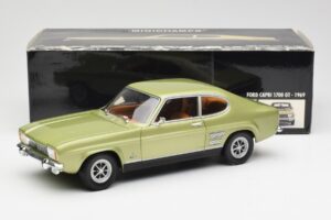 Ford Capri Mk1 Lichtgroen Metallic Minichamps 1:18 18008900 Metaal — afbeelding 8 van 8