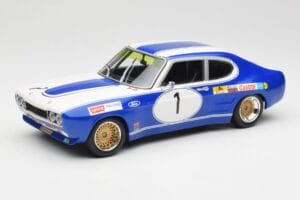 Ford Capri Mk1 RS 2600 #1 D. Glemser Ford Deutschland Winner Brno ETCC 1972 Minichamps 1:18 155728501 Metaal