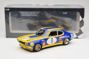 Ford Capri Mk1 RS 2600 #9 K. Fritzinger / H. Heyer Team Europa Möbel 6 Hours of Nürburgring ETCC 1973 Minichamps 1:18 1557385 — afbeelding 6 van 6