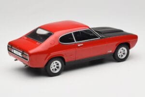 Ford Capri Mk1 RS 2600 Rood met Zwarte Motorkap MCG 1:18 MCG18538 Metaal — afbeelding 2 van 6