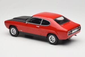 Ford Capri Mk1 RS 2600 Rood met Zwarte Motorkap MCG 1:18 MCG18538 Metaal — afbeelding 5 van 6