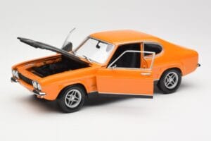 Ford Capri Mk1 RS 2600 Signal Orange Zwart Minichamps 1:18 150089077 Metaal — afbeelding 2 van 8