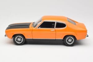 Ford Capri Mk1 RS 2600 Signal Orange Zwart Minichamps 1:18 150089077 Metaal — afbeelding 4 van 8