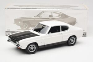 Ford Capri Mk1 RS 2600 Wit Zwart Minichamps 1:18 150089078 Metaal — afbeelding 8 van 8