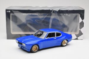 Ford Capri Mk1 RS2600 Blauw Minichamps 1:18 155708501 Metaal — afbeelding 6 van 6