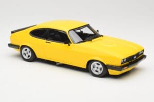 Ford Capri Mk3 3.0 Geel Minichamps 1:18 155788601 Metaal — afbeelding 4 van 6