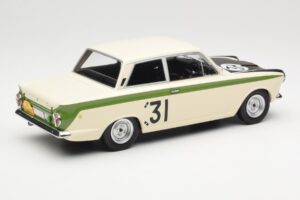Ford Cortina Lotus #31 J. Ickx / G. Staepelaere Marathon de la Route 1966 MCG 1:18 MCG18436R Metaal — afbeelding 2 van 6