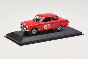 Ford Cortina Mk I #193 Rally Monte Carlo 1963 Minichamps 1:43 400638293 Metaal — afbeelding 2 van 4