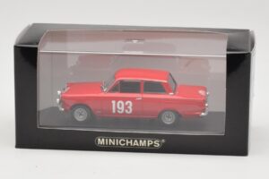 Ford Cortina Mk I #193 Rally Monte Carlo 1963 Minichamps 1:43 400638293 Metaal — afbeelding 4 van 4