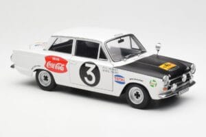 Ford Cortina Mk1 #3 P. Hughes / B. Young African Safari Rally 1964 AUTOart 1:18 86428 Metaal — afbeelding 6 van 8