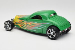 Ford Coupe Groen met Vuur Road Signature 1:18 30109 Metaal — afbeelding 7 van 8