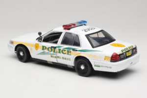 Ford Crown Victoria Police Interceptor CSI Miami GreenLight 1:18 13514 Metaal — afbeelding 5 van 6