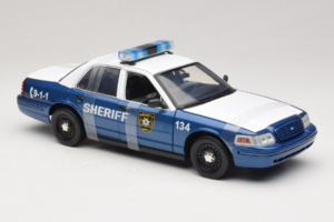 Ford Crown Victoria Police Interceptor The Walking Dead Greenlight 1:18 12957 Metaal — afbeelding 4 van 6