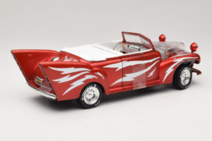 Ford De Luxe Cabriolet Greased Lightning Rood Joyride 1:18 33544 Metaal — afbeelding 2 van 5