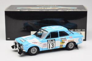 Ford Escort RS1600 #13 T. Makinen RAC Rally Winner 1973 Minichamps 1:18 100738113 Metaal — afbeelding 8 van 8