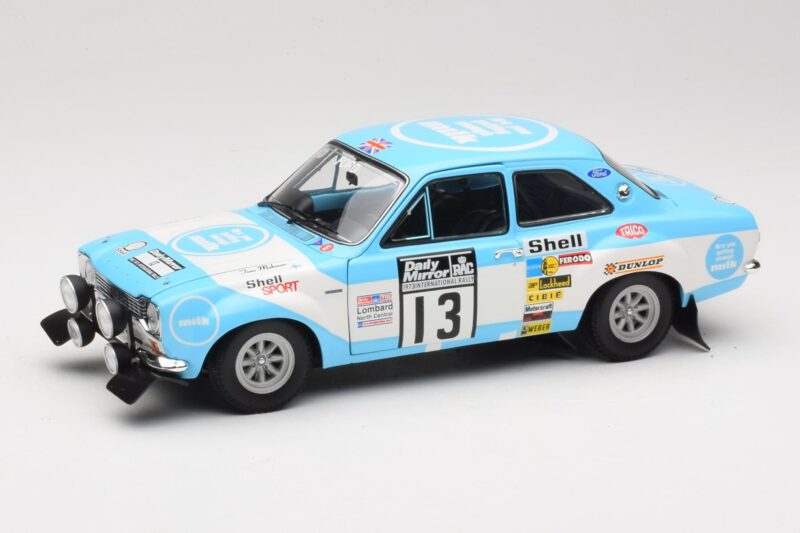 Ford Escort RS1600 #13 T. Makinen RAC Rally Winner 1973 Minichamps 1:18 100738113 Metaal
