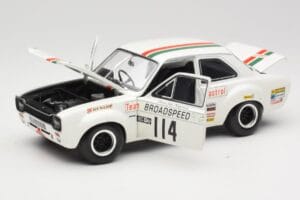 Ford Escort RS1600 #114 J. Fitzpatrick Team Broadspeed Castrol Race of Champions 1971 Minichamps 1:18 100718114 Metaal — afbeelding 2 van 8