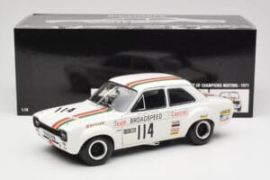 Ford Escort RS1600 #114 J. Fitzpatrick Team Broadspeed Castrol Race of Champions 1971 Minichamps 1:18 100718114 Metaal — afbeelding 8 van 8