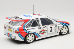 Ford Escort RS Cosworth Martini #3 1000 Miglia 1995 UT Models 1:18 39550 Metaal — afbeelding 3 van 8