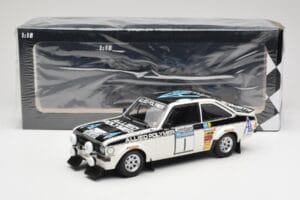 Ford Escort Mk2 RS 1800 #1 T. Mäkinen / H. Liddon Allied Polymer Group Winners Lombard RAC Rally 1975 Minichamps 1:18 1557587 — afbeelding 6 van 6
