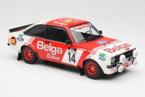 Ford Escort Mk2 RS 1800 #14 Droogmans / Joosten Belga 3rd Place Lotto Haspengouw Rally 1983 Minichamps 1:18 155838714 Metaal — afbeelding 4 van 6