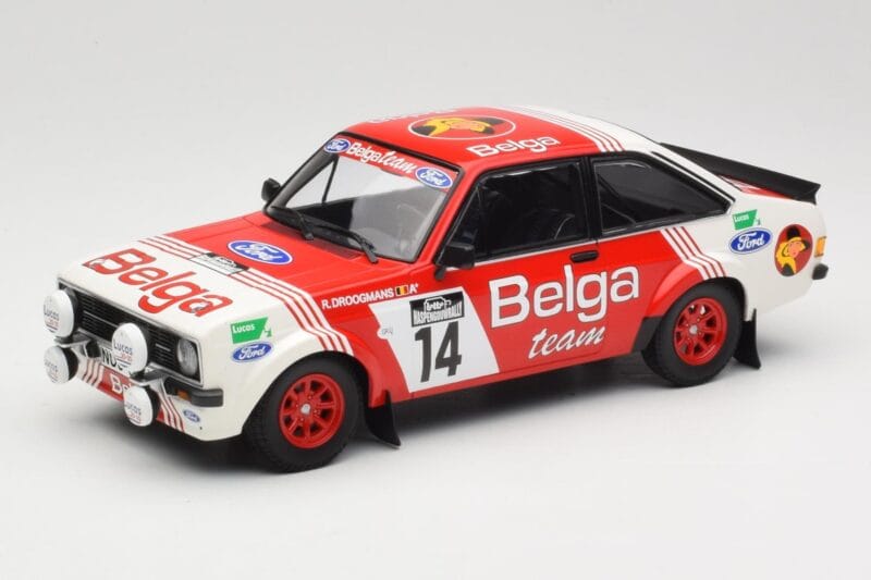 Ford Escort Mk2 RS 1800 #14 Droogmans / Joosten Belga 3rd Place Lotto Haspengouw Rally 1983 Minichamps 1:18 155838714 Metaal