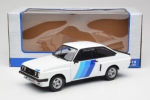 Ford Escort Mk2 RS 2000 X-Pack Diamond Wit & Blauw Decor MCG 1:18 MCG18351 Metaal — afbeelding 6 van 6