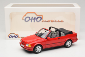 Ford Escort Mk4 XR3i Cabriolet Flamenco Red Otto 1:18 OT1254 Hars — afbeelding 6 van 6