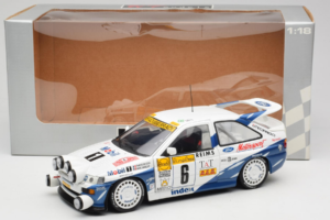 Ford Escort RS Cosworth Mobil 1 #6 F. Delecour / D. Grataloup Rally Monte Carlo Night Version Winner 1994 UT Models 1:18 3945 — afbeelding 8 van 8
