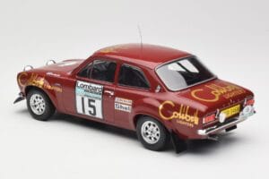 Ford Escort RS 1600 Mk1 #15 M. Alen / I. Kivimäki RAC Rally 1974 IXO 1:18 18RMC047B Metaal — afbeelding 5 van 6