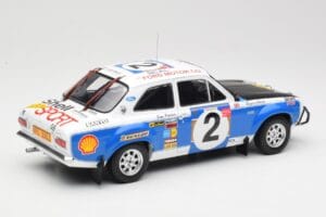 Ford Escort RS 1600 Mk1 #2 R. Clark / J. Porter Safari Rally 1973 IXO 1:18 18RMC075A Metaal — afbeelding 2 van 6