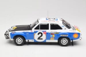 Ford Escort RS 1600 Mk1 #2 R. Clark / J. Porter Safari Rally 1973 IXO 1:18 18RMC075A Metaal — afbeelding 3 van 6