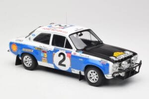 Ford Escort RS 1600 Mk1 #2 R. Clark / J. Porter Safari Rally 1973 IXO 1:18 18RMC075A Metaal — afbeelding 4 van 6