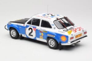 Ford Escort RS 1600 Mk1 #2 R. Clark / J. Porter Safari Rally 1973 IXO 1:18 18RMC075A Metaal — afbeelding 5 van 6